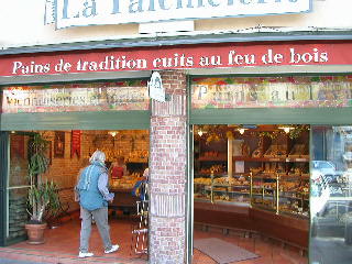 The Boulangerie across the street
