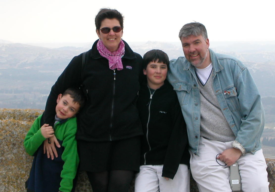 Us at Les Baux de Provence